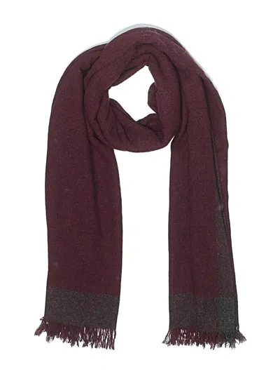 Pre-owned Eileen Fisher Scarf In Burgundy