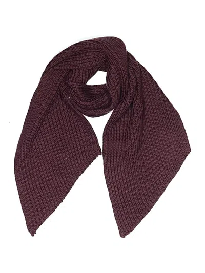 Pre-owned Eileen Fisher Scarf In Burgundy