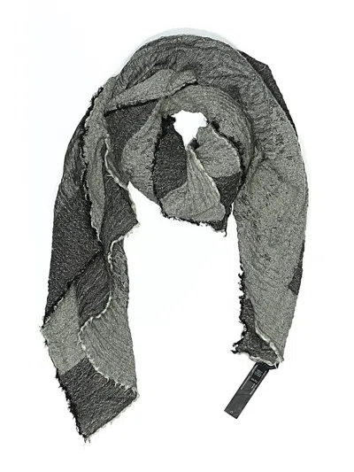 Pre-owned Eileen Fisher Scarf In Gray