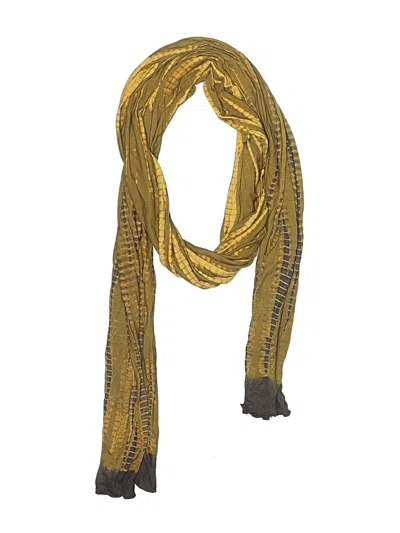 Pre-owned Eileen Fisher Scarf In Tan