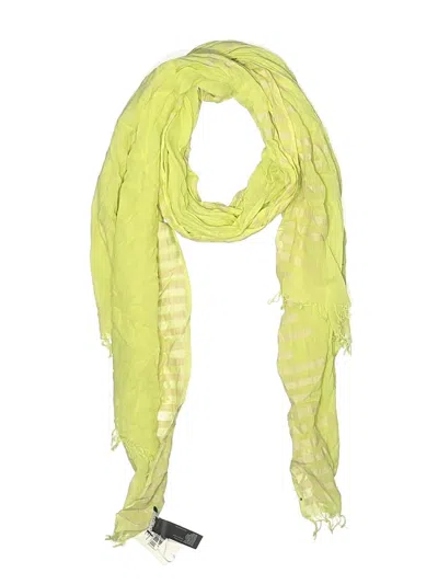 Pre-owned Eileen Fisher Scarf In Yellow