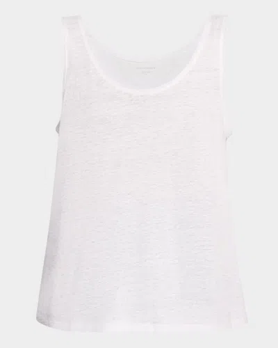 Eileen Fisher Scoop-neck Knit Tank In White