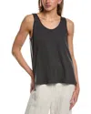 Eileen Fisher Organic Linen Tank In Gray