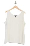Eileen Fisher Scoop Neck Silk Tank Top