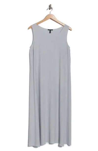Eileen Fisher Scoop Neck Sleeveless Silk Dress