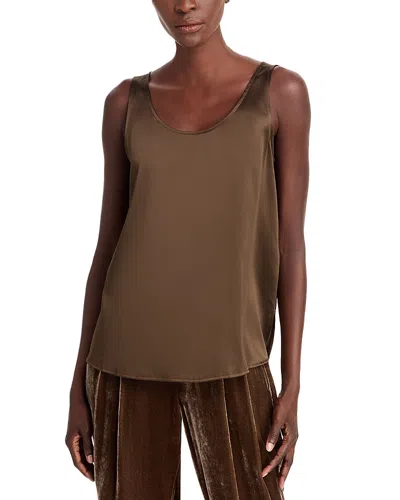 Eileen Fisher Scoop Neck Tank Top In Wren