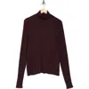 Eileen Fisher Scrunch Neck Top In Cassis