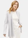 Eileen Fisher Seamless Italian Cashmere Cardigan Pearl In White