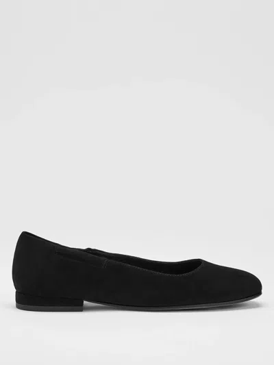 Eileen Fisher Selle Suede Ballet Flat In Black