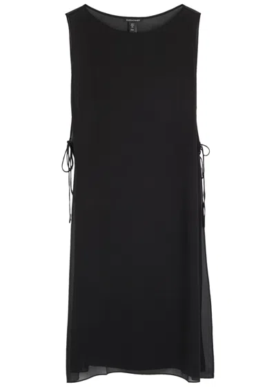 Eileen Fisher Sheer Silk-chiffon Poncho