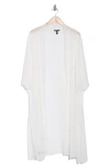 Eileen Fisher Sheer Silk Georgette Wrap