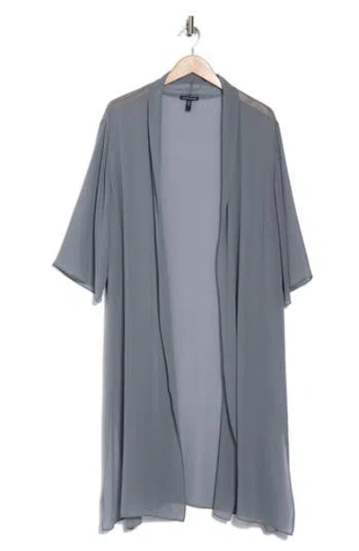 Eileen Fisher Sheer Silk Georgette Wrap