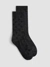 Eileen Fisher Shimmer Blend Sock 2-pack In Black