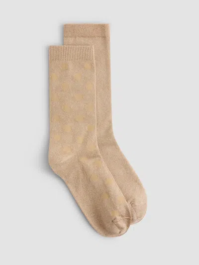 Eileen Fisher Shimmer Blend Sock 2-pack In Brown