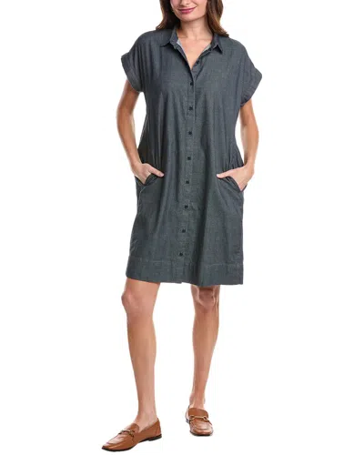 Eileen Fisher Shirtdress In Blue