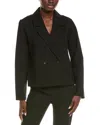 Eileen Fisher Short Blazer In Black