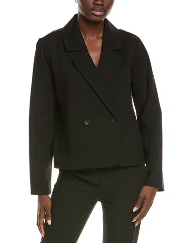 Eileen Fisher Short Blazer In Black
