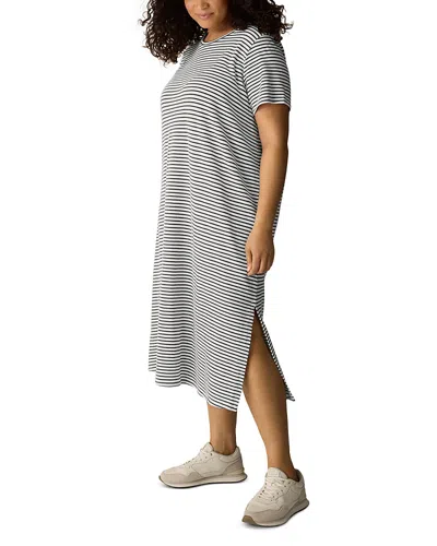 Eileen Fisher Short Sleeve Dress In Green