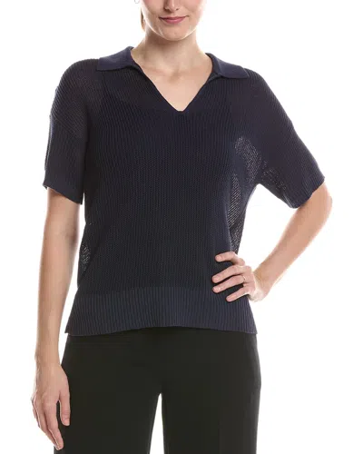 Eileen Fisher Short Sleeve Sweater In Black