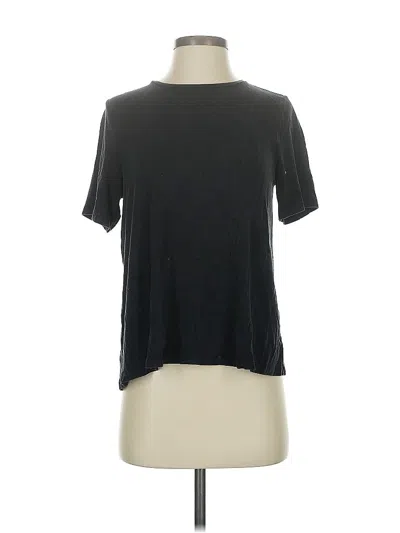 Pre-owned Eileen Fisher Short Sleeve T-shirt In Black