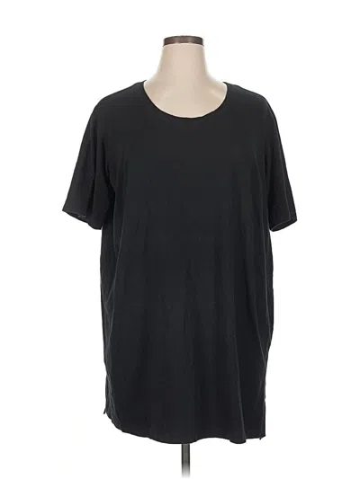 Pre-owned Eileen Fisher Short Sleeve T-shirt In Black