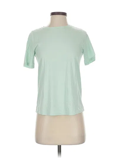 Pre-owned Eileen Fisher Short Sleeve T-shirt In Green