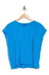 Eileen Fisher Short Sleeve Tencel® Lyocell T-shirt In Calypso