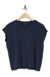 Eileen Fisher Short Sleeve Tencel® Lyocell T-shirt In Ocean