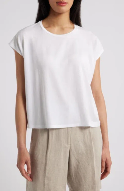 EILEEN FISHER EILEEN FISHER SHORT SLEEVE TENCEL® LYOCELL T-SHIRT
