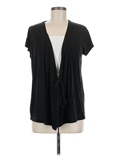 Pre-owned Eileen Fisher Short Sleeve T-shirt In Black
