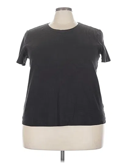 Pre-owned Eileen Fisher Short Sleeve T-shirt In Gray