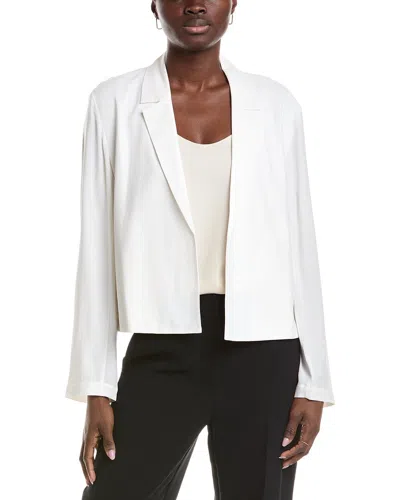 Eileen Fisher Silk Blazer In White
