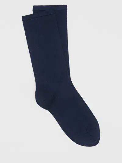 Eileen Fisher Silk Cashmere Franny Sock In Blue