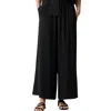 Eileen Fisher Missy Silk Georgette Crepe Wide-leg Ankle Pants In Black
