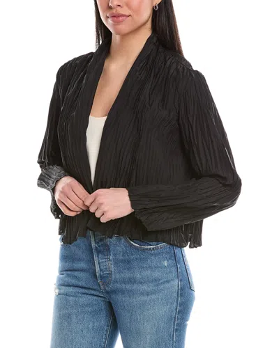 Eileen Fisher Silk Jacket In Black
