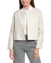 Eileen Fisher Silk Jacket In Neutral