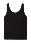 Eileen Fisher Linen Jersey Tank Top In Black