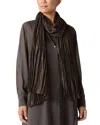 Eileen Fisher Silk Scarf In Wren