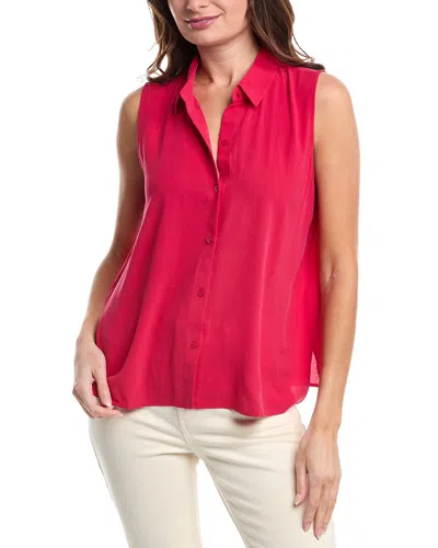 Eileen Fisher Silk Shirt In Pink