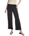 Eileen Fisher Petite Silk Straight Ankle Pant In Blue