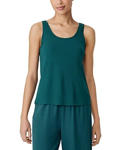 Eileen Fisher Silk Tank Top In Aegean