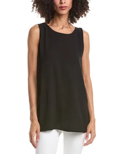 Eileen Fisher Silk Tunic In Black