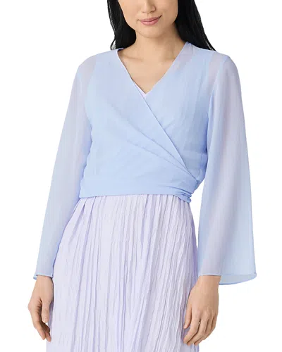 Eileen Fisher Silk Wrap Jacket In Bell Flower