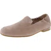 Eileen Fisher Simtn Womens Block Heel Faux Suede Flat Shoes In Grey