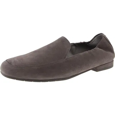 Eileen Fisher Simtn Womens Block Heel Faux Suede Flat Shoes In Multi