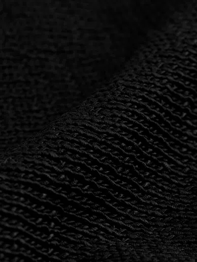 Eileen Fisher Sleek Viscose Wedge Sweater In Black