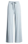 Eileen Fisher Sleep Organic Cotton Wide Ankle Sleep Pants In Frost