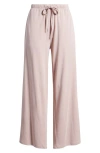 Eileen Fisher Sleep Organic Cotton Wide Ankle Sleep Pants In Opal