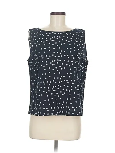 Pre-owned Eileen Fisher Sleeveless Blouse In Black