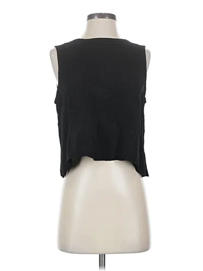 Pre-owned Eileen Fisher Sleeveless Blouse In Black